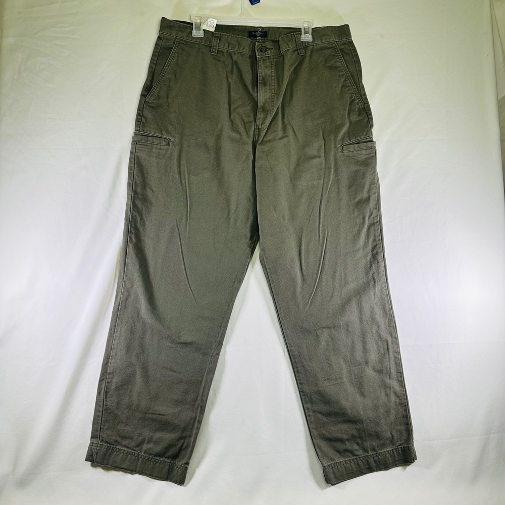 Dockers Gray Brown Side Pockets 100% Cotton Mens‎ 38 x 32